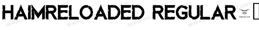 HaimReloaded Regular字体转换